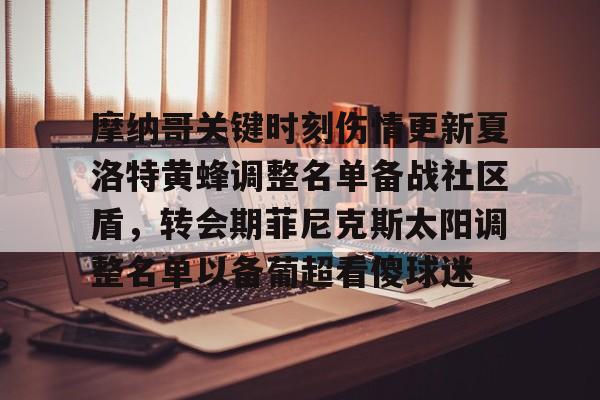 包含摩纳哥关键时刻伤情更新夏洛特黄蜂调整名单备战社区盾，转会期菲尼克斯太阳调整名单以备葡超看傻球迷的词条-九游手机版